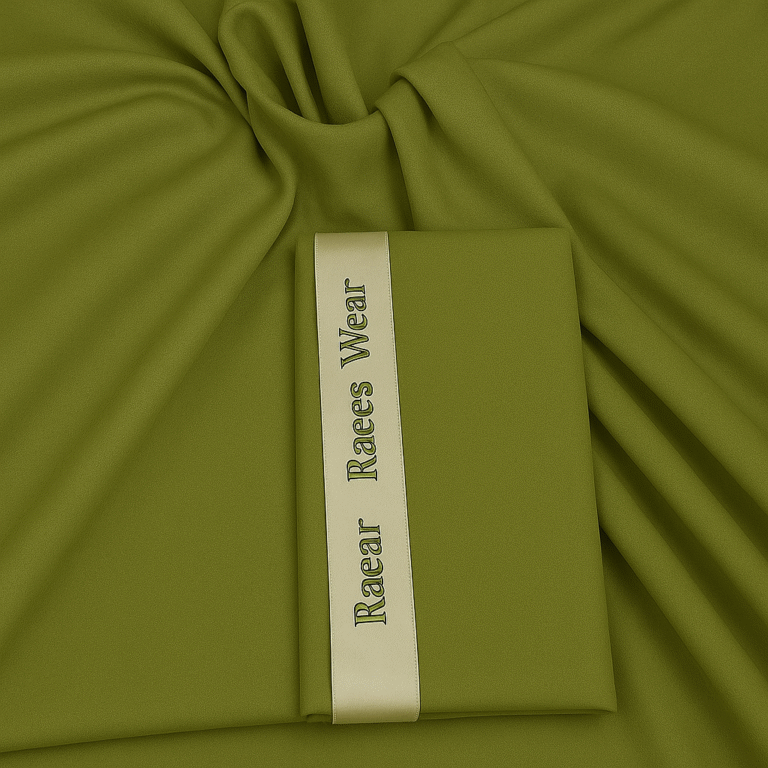 Raees Wear – Premium Unstitched Wash & Wear mehndi color for Men